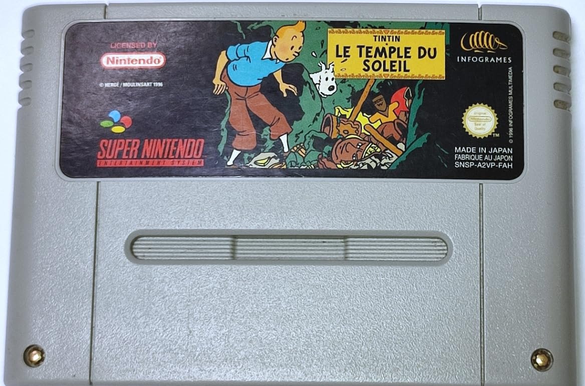 Tintin prisoners of the sun - Super Nintendo - PAL Older Consoles