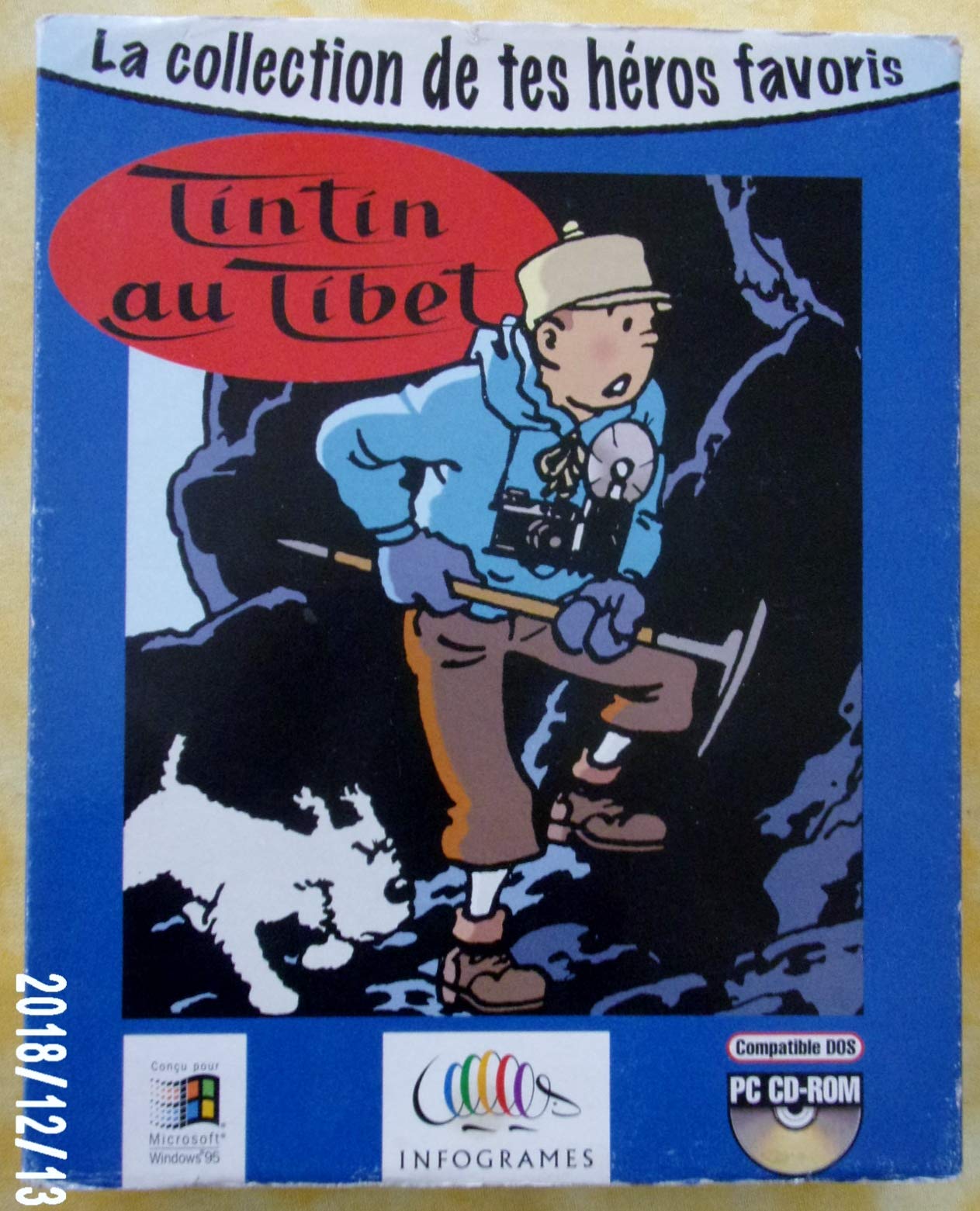 Tintin au Tibet : Kuijfe in Tibet. CD-Rom cd