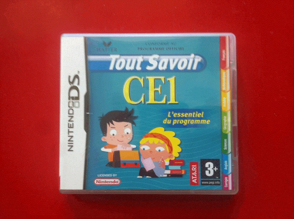 Tout savoir CE1 - l'essentiel du programme Nintendo DS