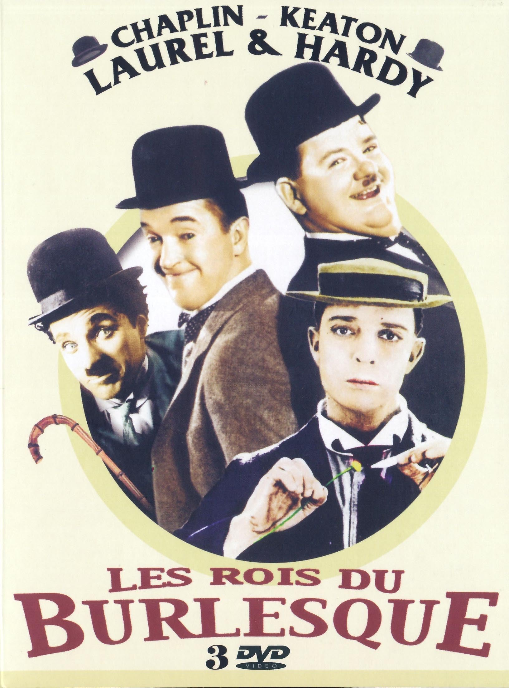 Rois du burlesque : Chaplin - Keaton - Laurel & Hardy dvd