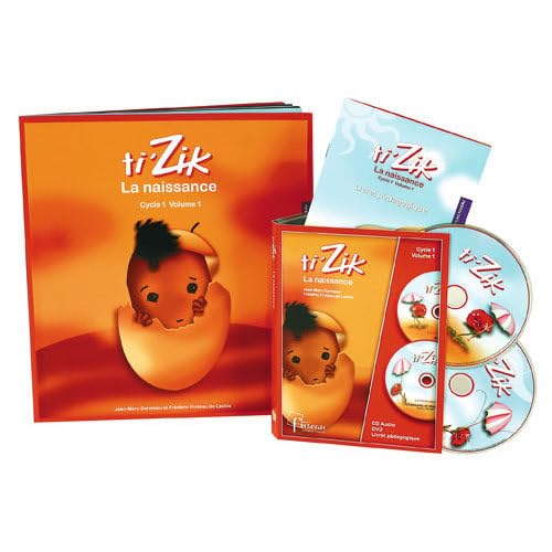 Ti zik vol 1 découvre le monde la naissance DVD+CD book