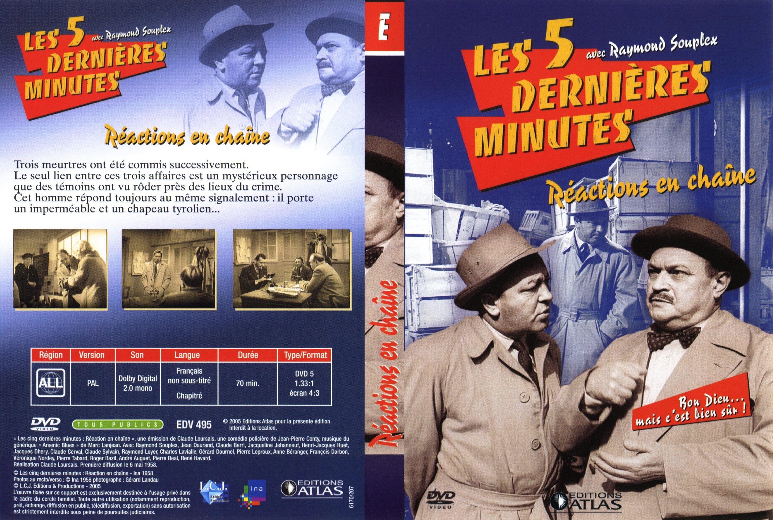 Les 5 dernières minutes, r. souplex, saison 2 : reactions en chaîne ; la rose de fer ; le diable l'emporte Box sets