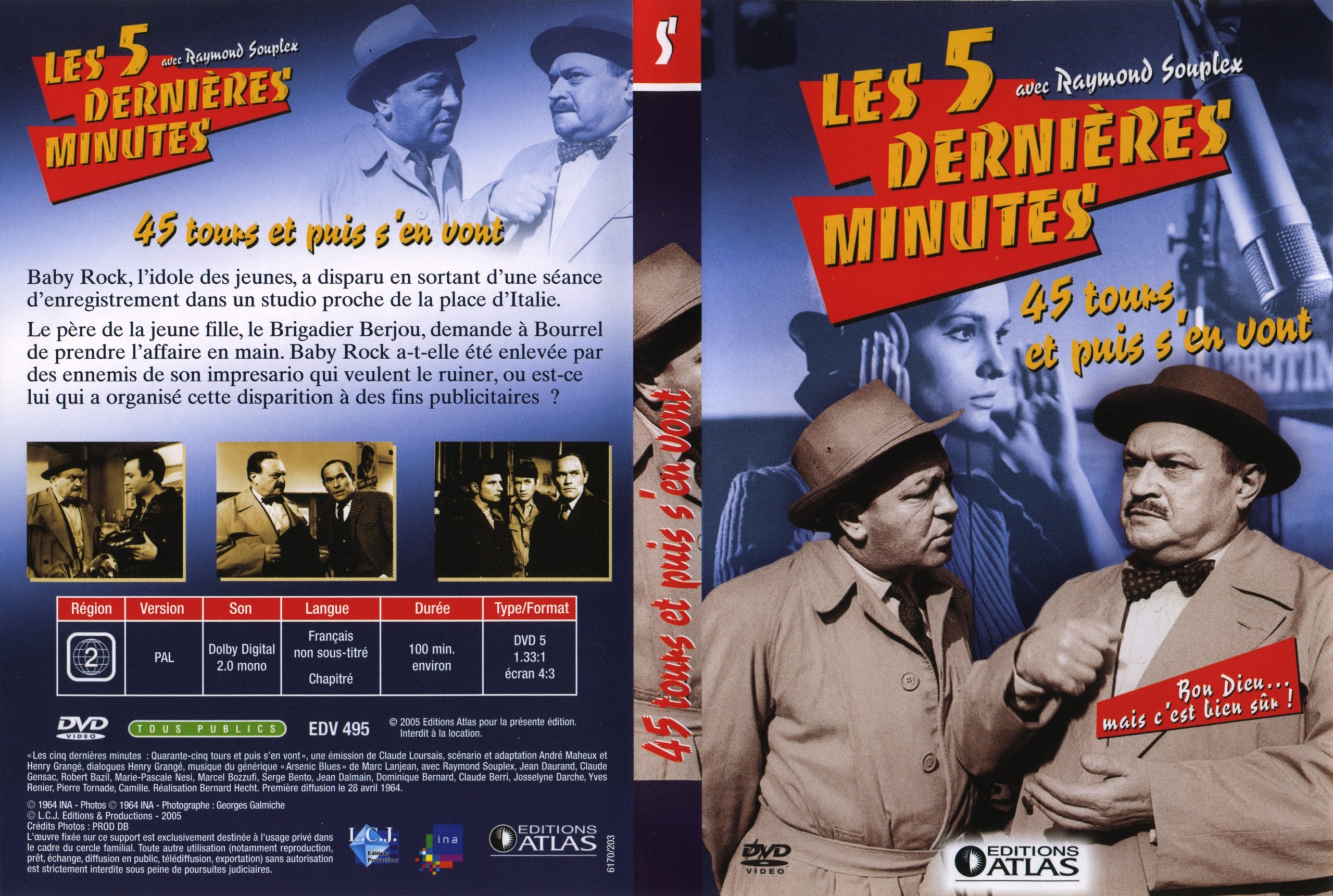 Les 5 dernières minutes, r. souplex, saison 5 : mort d'un casseur ; 45 tours et puis s'en vont ; c'etait ecrit Box sets