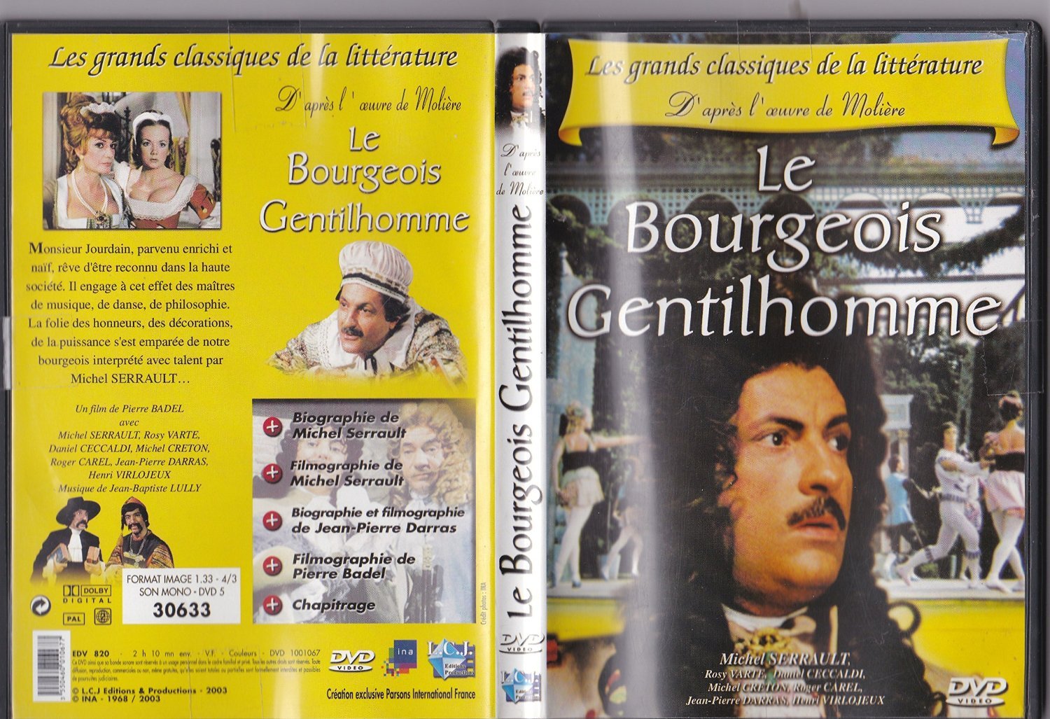 LE BOURGEOIS GENTILHOMME Films