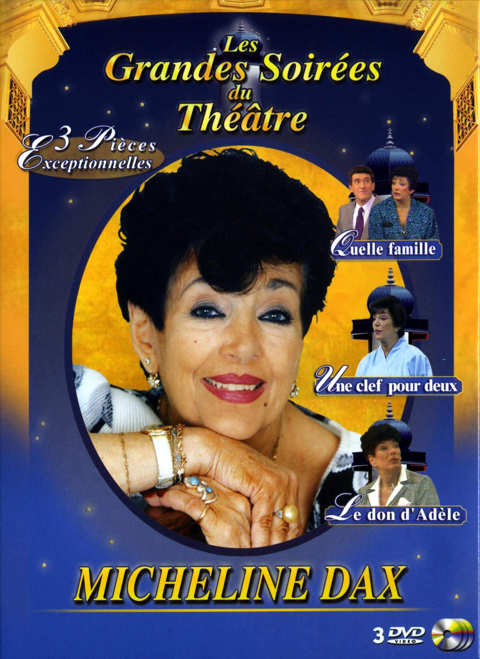 Coffret Micheline Dax 3 DVD : Quelle famille ! / Une clef pour deux / Le don d'Adèle Films