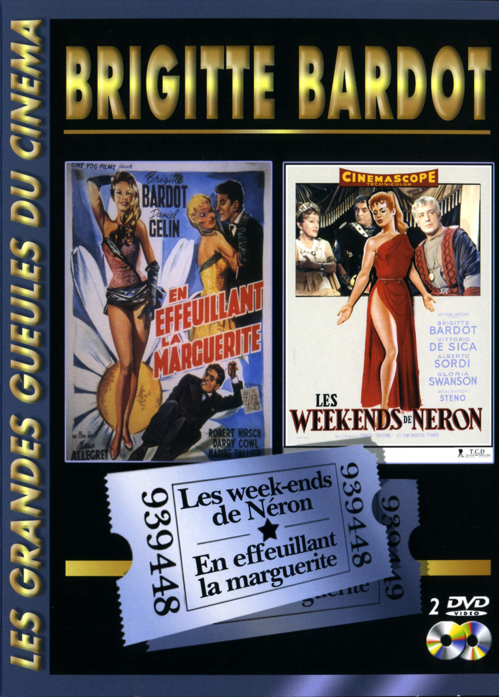 Coffret Brigitte Bardot 2 DVD: En effeuillant la Marguerite / Les week ends de Néron Films