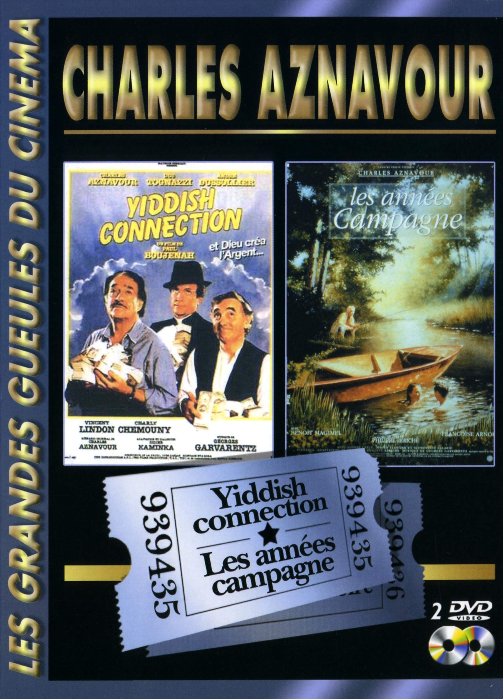coffret Charles Aznavour 2 DVD :Yiddish connection / Années campagne Films
