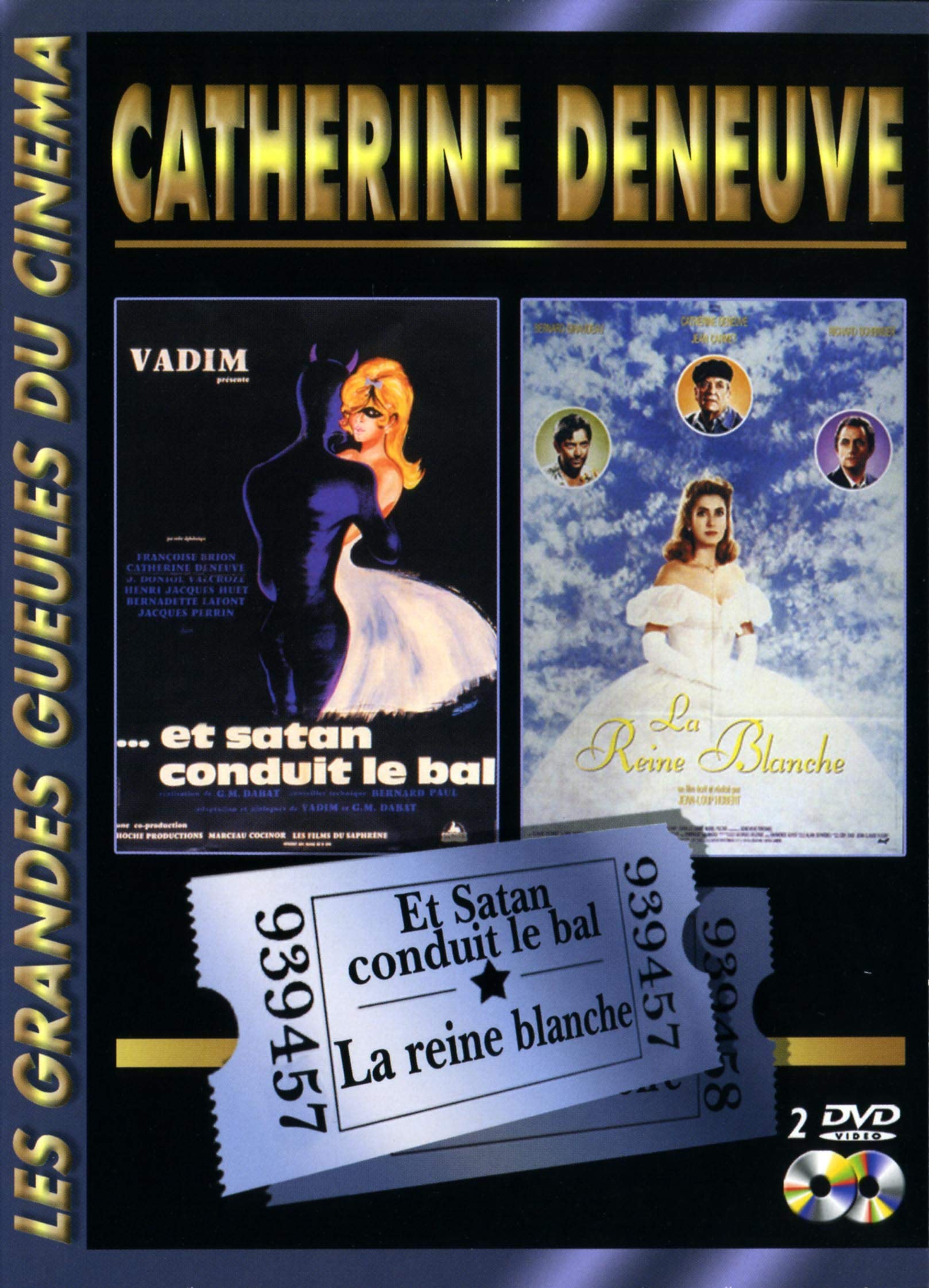 coffret Catherine Deneuve 2 DVD - La Reine Blanche / ... et Satan conduit le bal Films