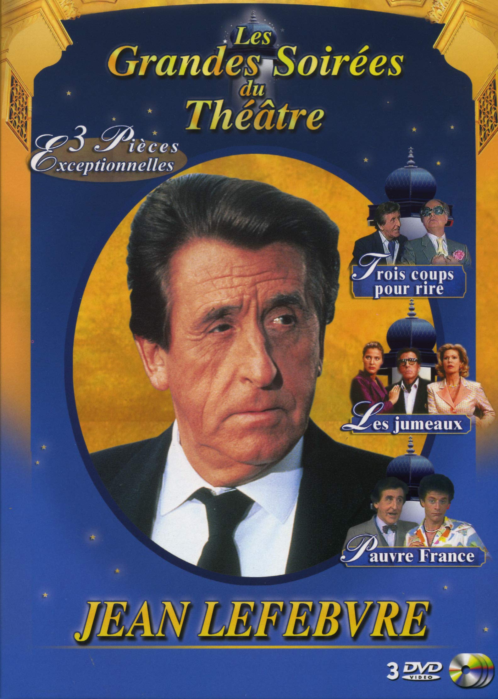 Coffret jean lefebvre : les jumeaux ; pauvre France ; trois coups pour rire Movies