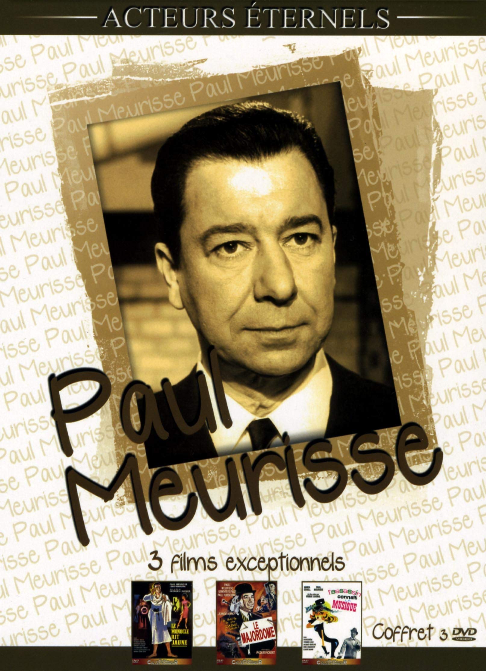 Coffret paul meurisse : le monocle rit jaune ; le majordome ; l'assassin connaît la musique Movies