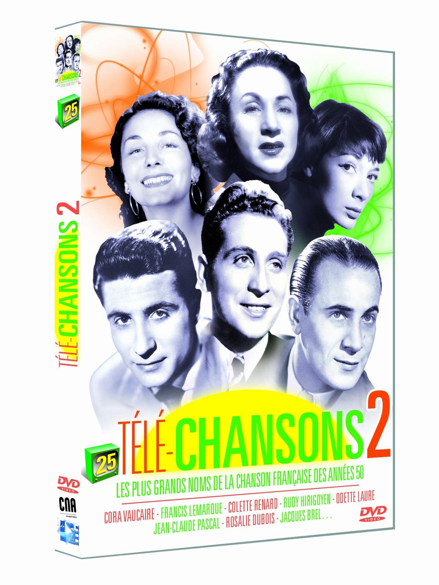 Télé Plus Grands Noms de la Chanson française des années 50-Vol. 2 Box sets