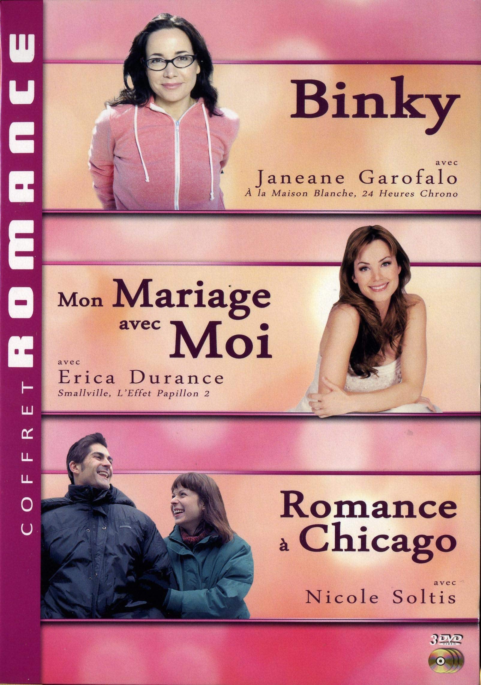 Coffret Binky + Mon Mariage avec Moi + Romance à Chicago dvd