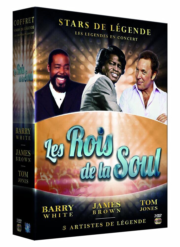 Les Rois de la Soul : Barry White + James Brown + Tom Jones dvd