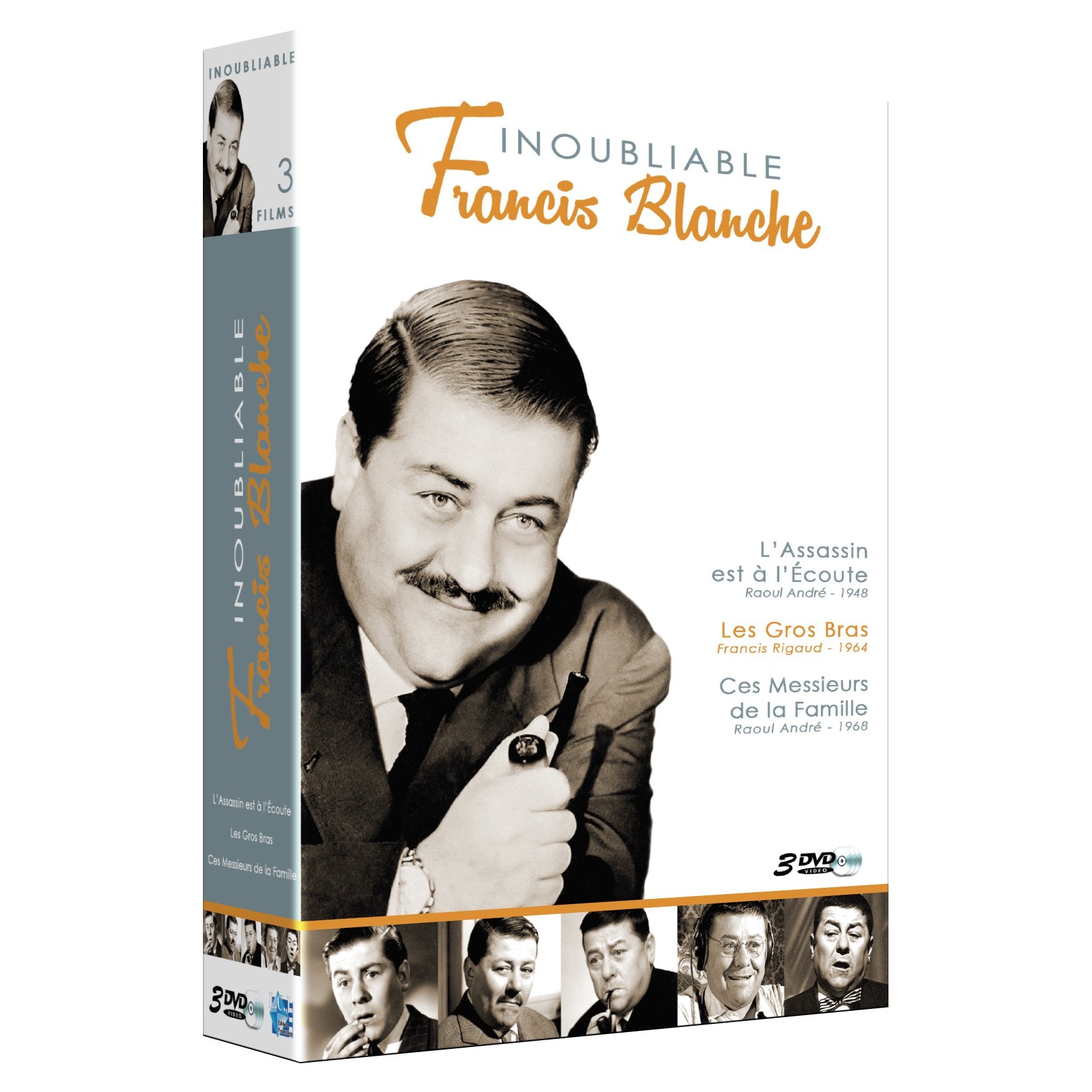 Inoubliable Francis Blanche : L'assassin est à l'écoute + Les gros bras + Ces messieurs de la famille Movies