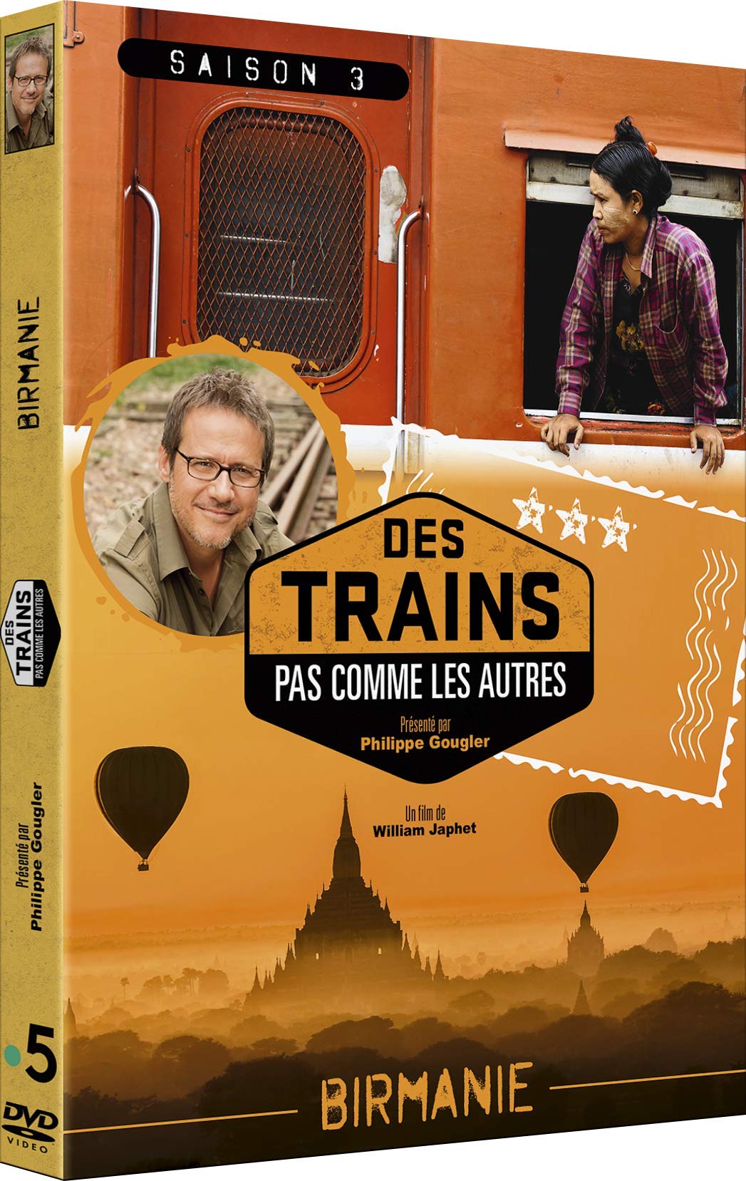 des Trains Pas comme Les Autres-Saison 3 : Birmanie dvd