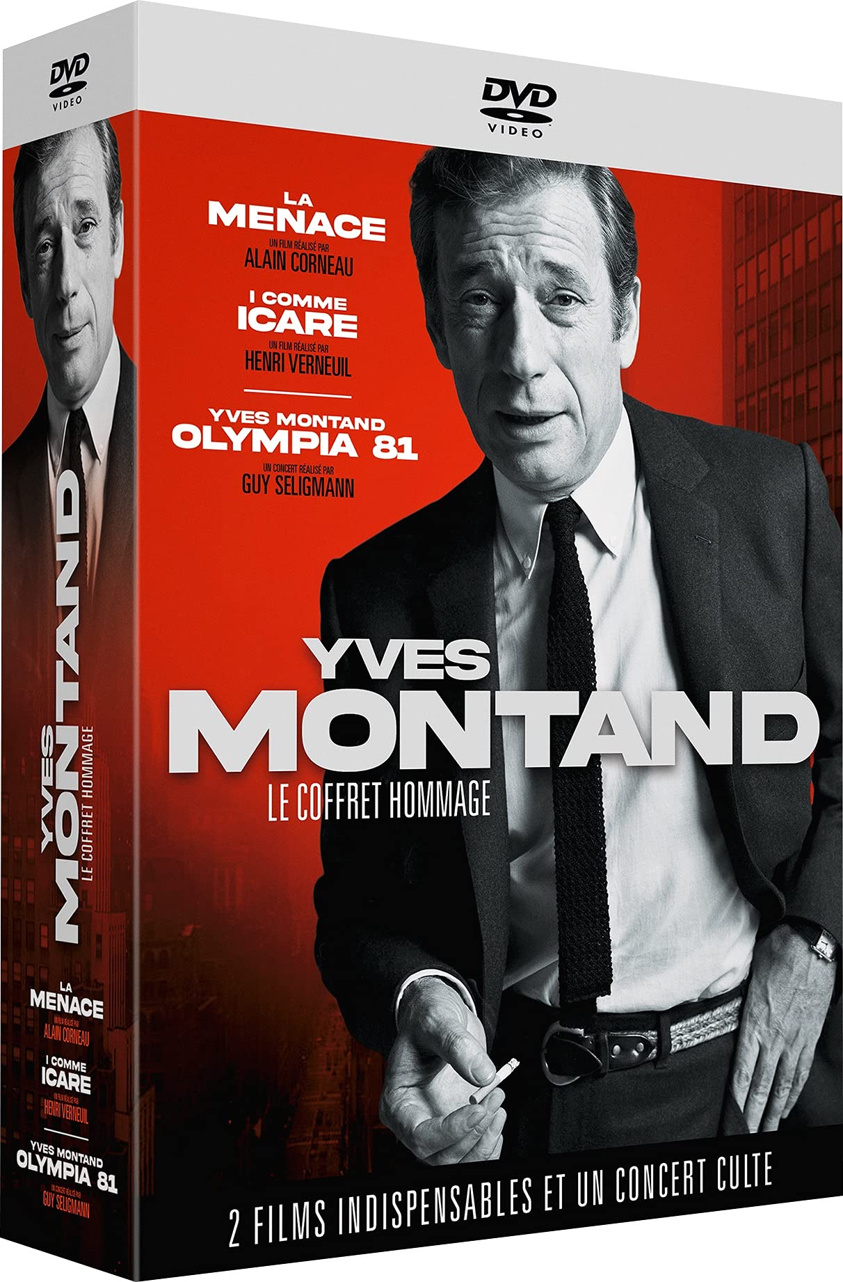 Yves montand - coffret : la menace + I comme icare + olympia 81 Movies