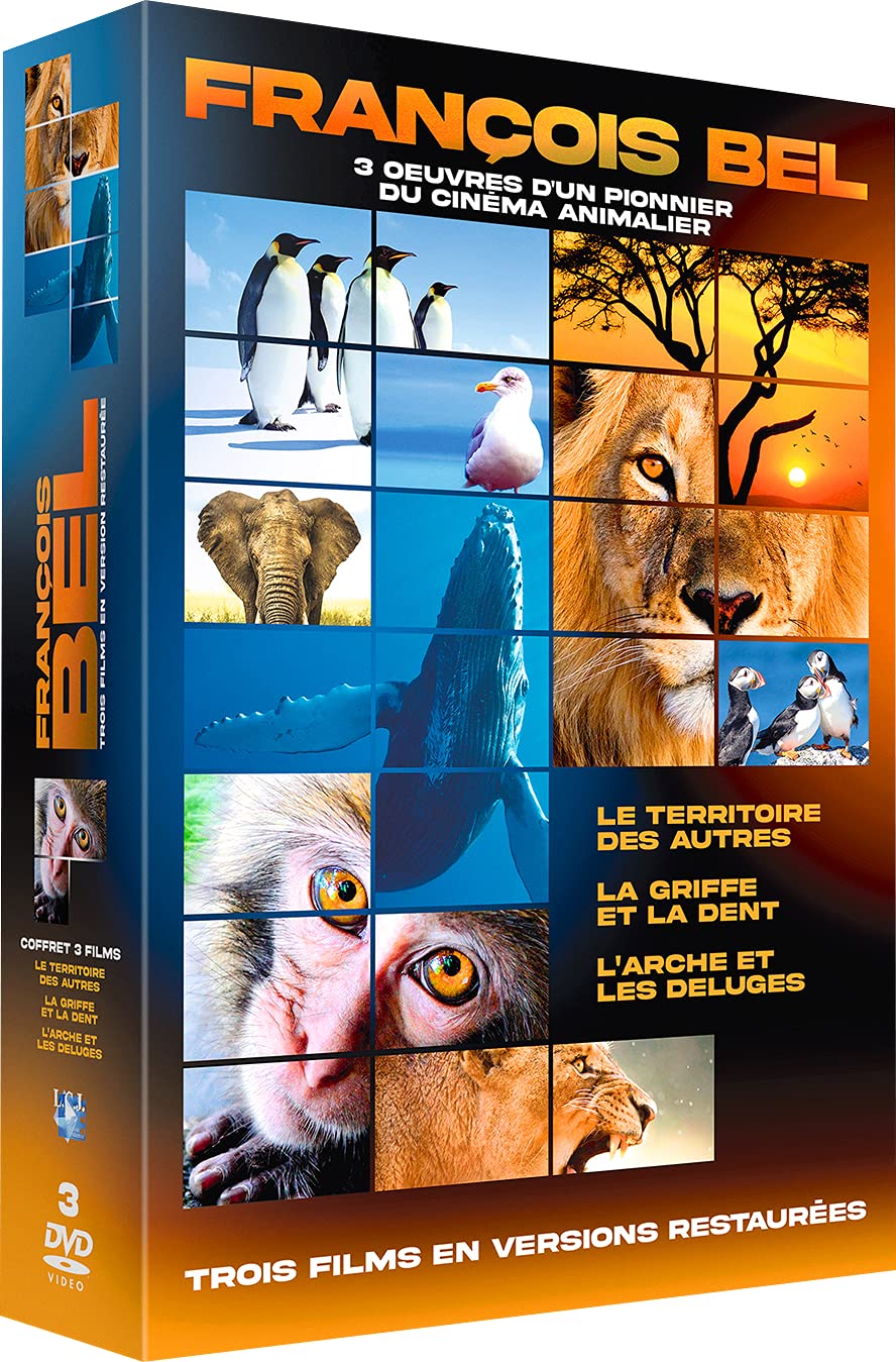 Coffret françois bel - 3 films : la griffe et la dent + le territoire des autres + l'arche et les déluges Movies