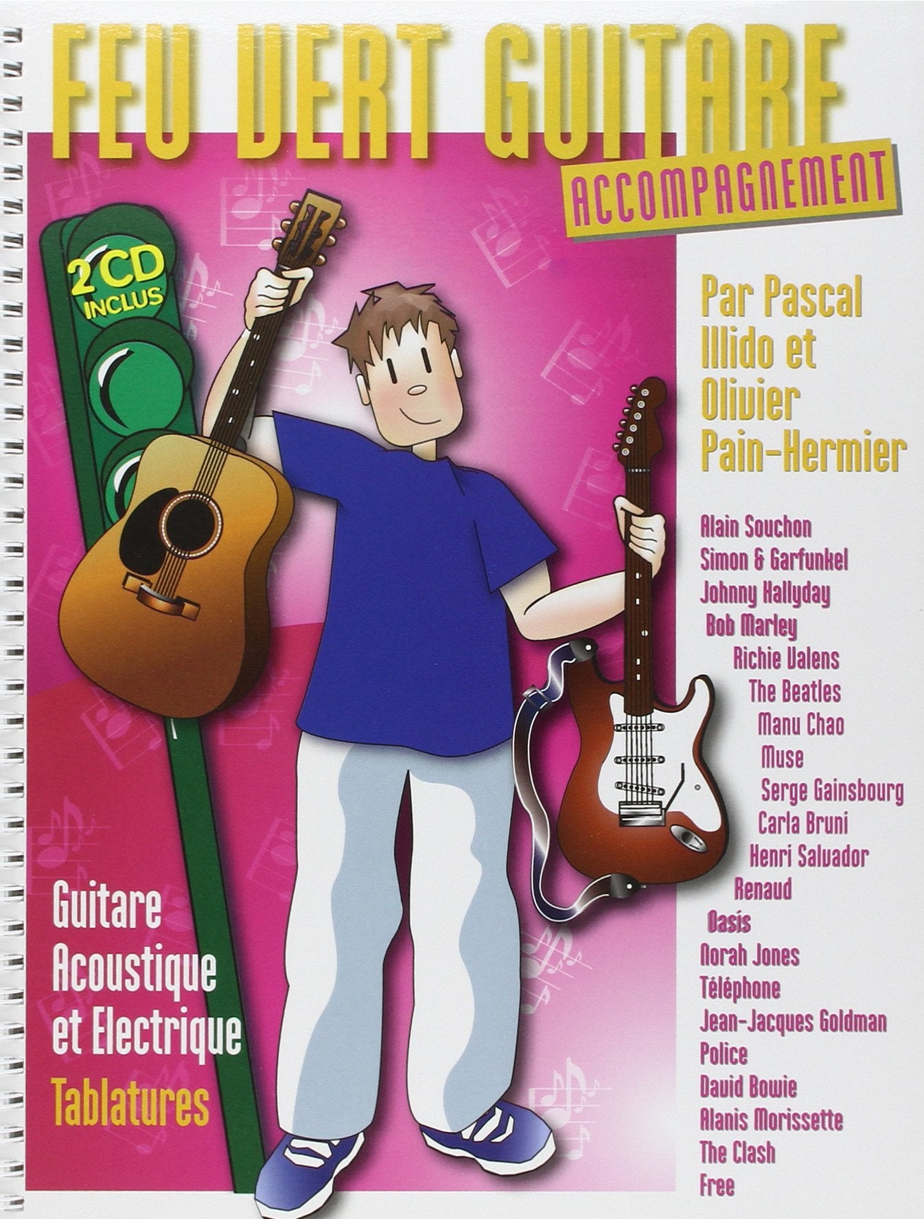 Feu Vert Guitare Accompagnement Tab 2 CD Sheet Music
