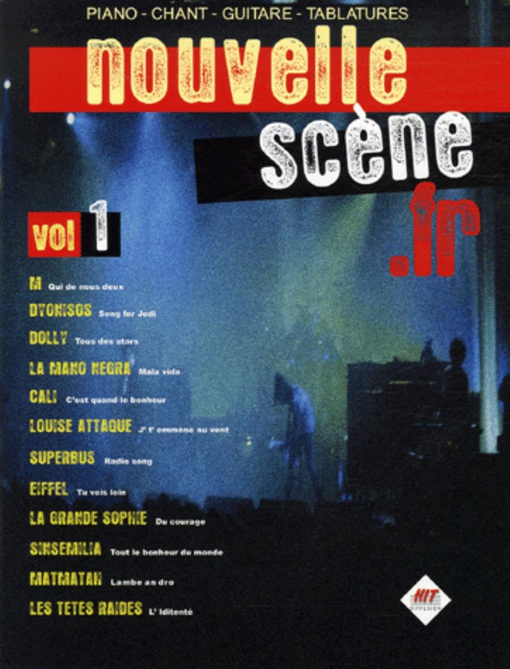 Nouvelles scènes.fr vol 1: Volume 1, 12 titres pour piano, chant, guitare, tablatures Sheet Music