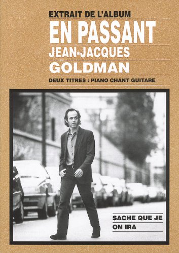 Extrait De L'Album "En Passant" Jean-Jacques Goldman. Deux Titres : Piano Chant Guitare Sheet Music