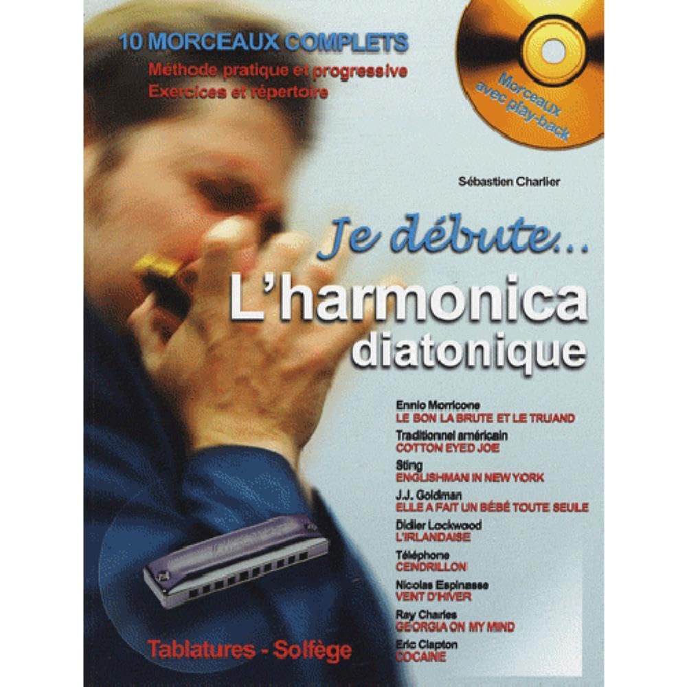 Je Débute l'Harmonica diatonique (+ 1 cd) Sheet Music