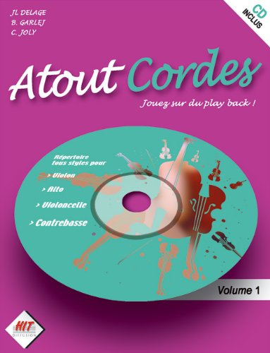 HIT DIFFUSION ATOUT CORDES + CD - VIOLON, ALTO, VIOLONCELLE ET CONTREBASSE Klassische Noten Streichensemble Sheet Music