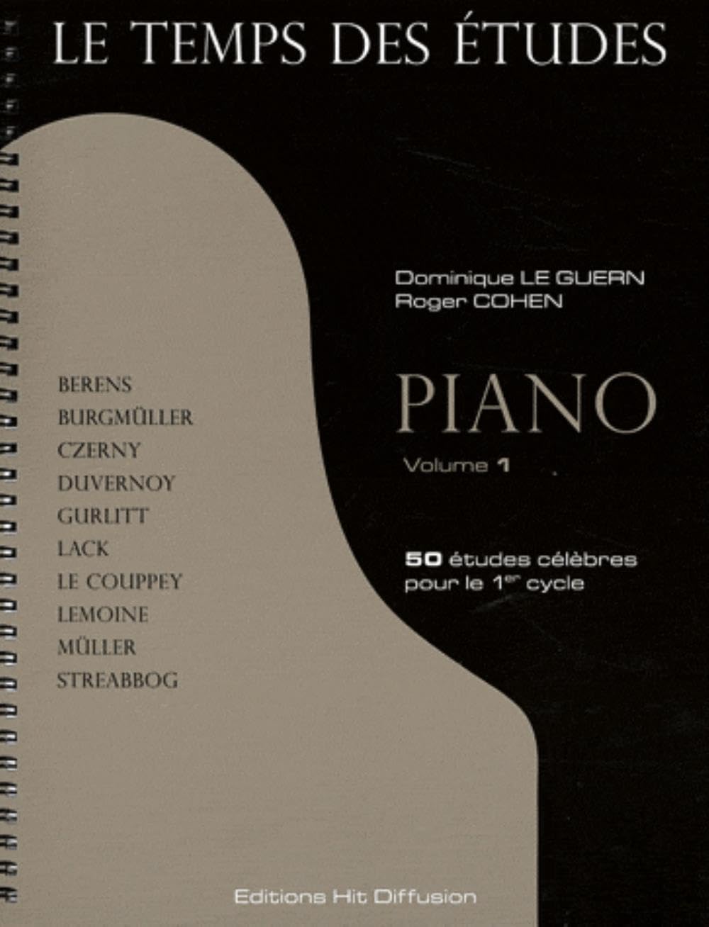Le Temps des Etudes Piano Vol 1 Professional & Reference Books