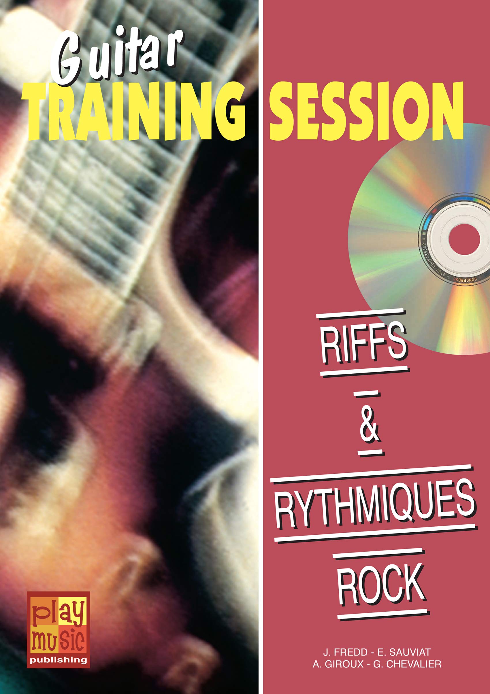 Guitar Training Session Riffs & Rythmiques Rock Gtr Tab Book/Cd French Books