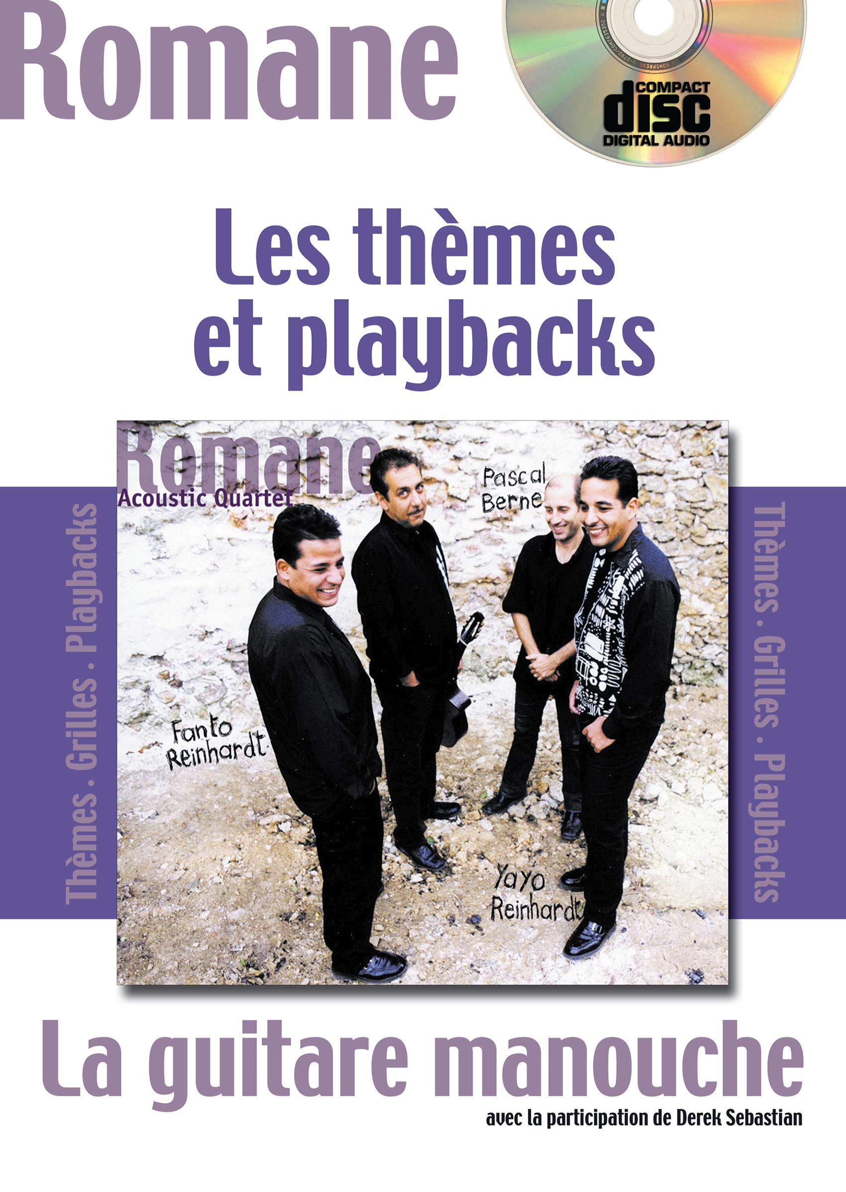 Romane Les Themes Et Playbacks La Guitare Manouche Guitar Bk/Cd French Sheet Music