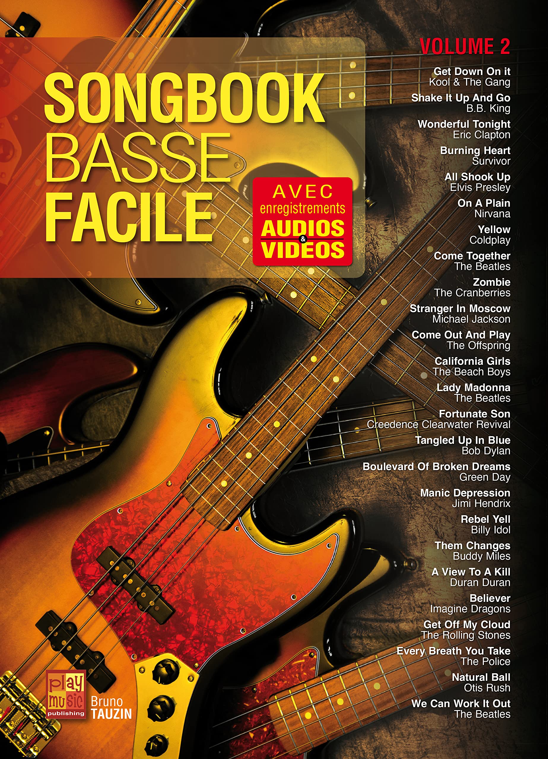 Songbook Basse Facile - Volume 2 (Livre grand format avec enregistrements audios et vidéos à télécharger) book