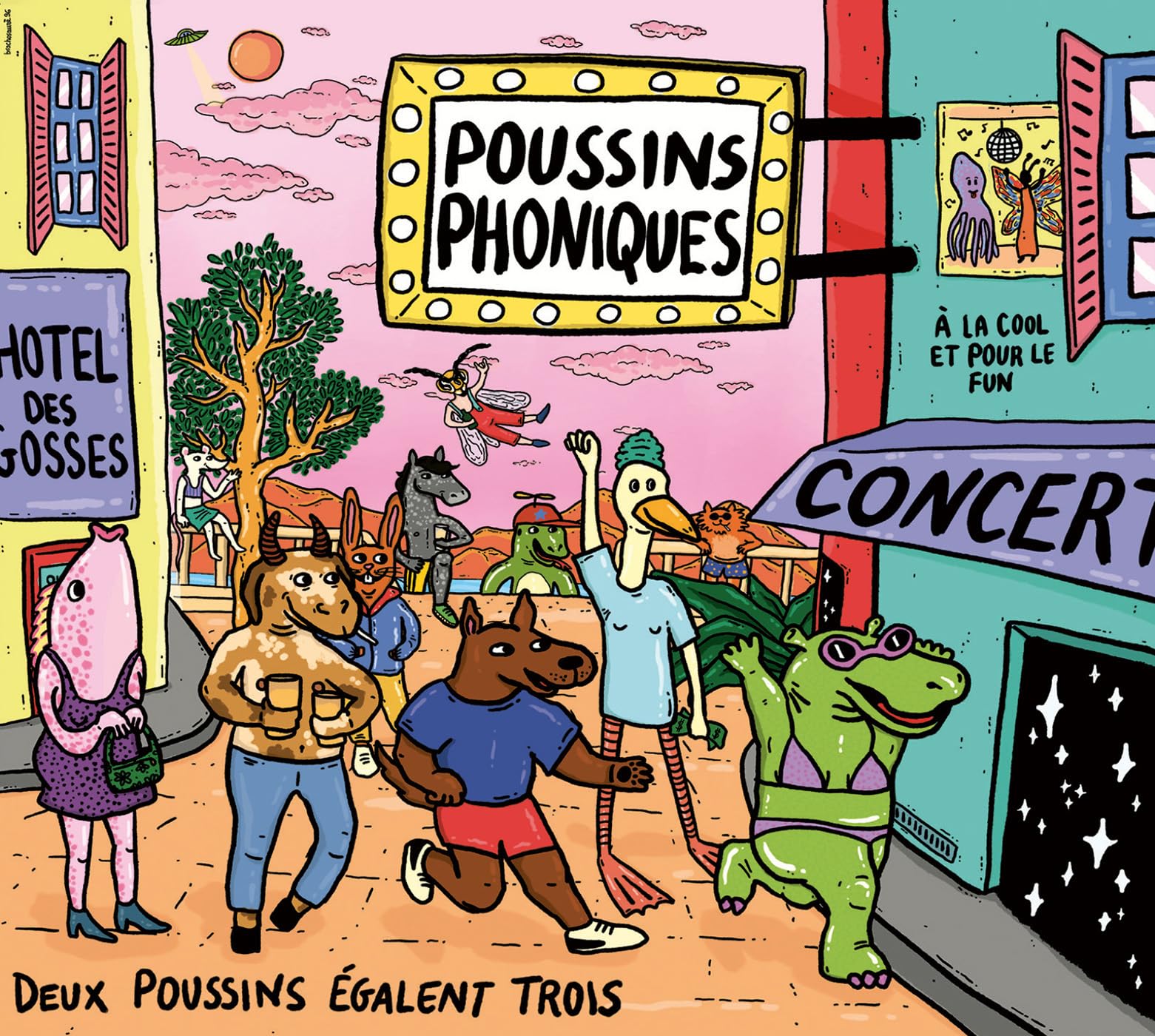Deux poussins égalent trois cd