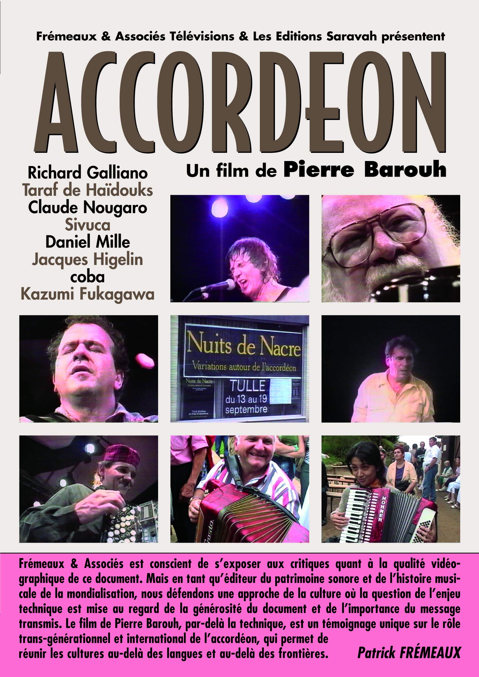 Accordeon: Un Film De Pierre Barouh (Sub) Films