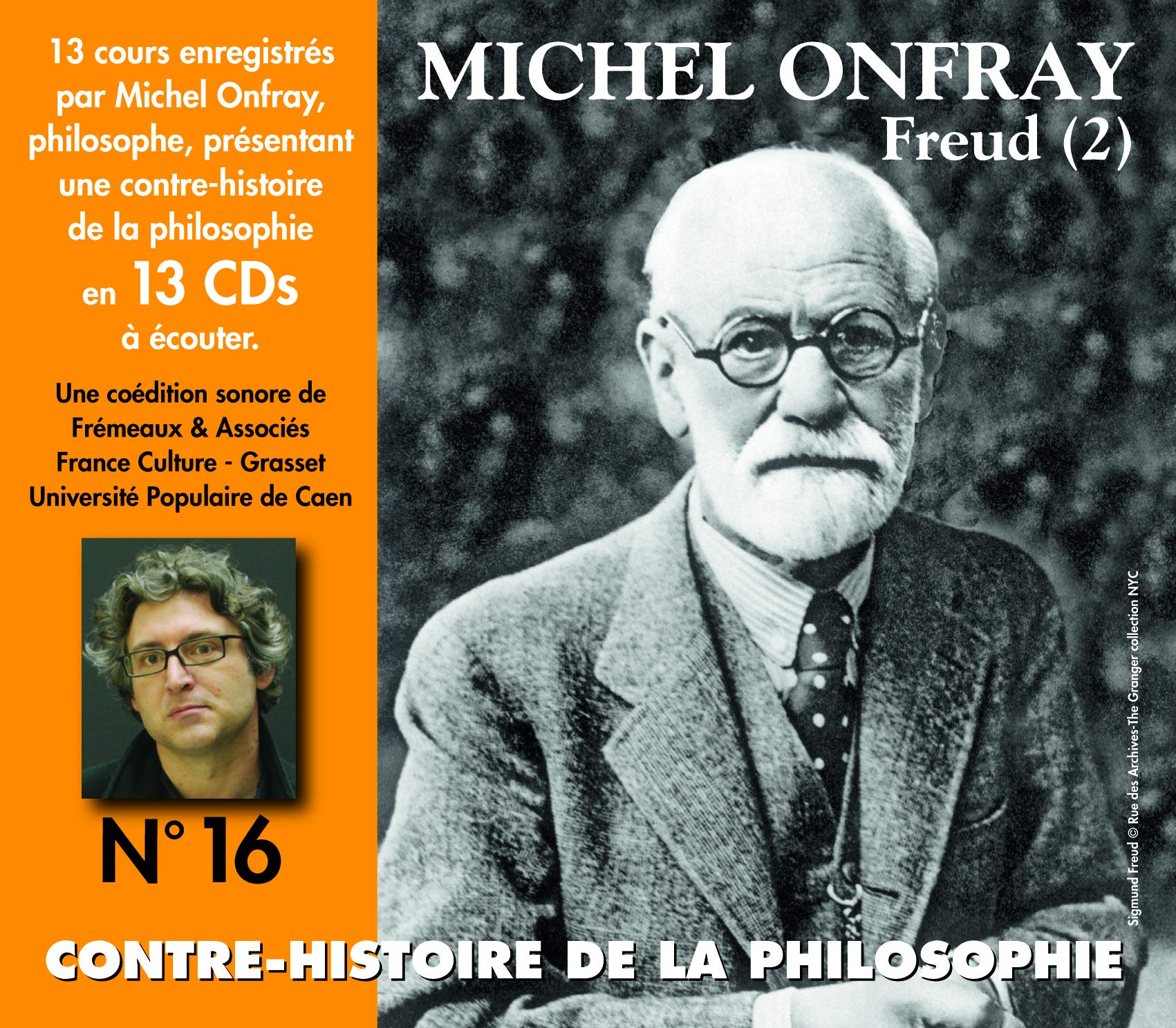 CONTRE-HISTOIRE DE LA PHILOSOPHIE VOLUME 16 "FREUD (2)" COFFRE CD AUDIO MICHEL ONFRAY cd