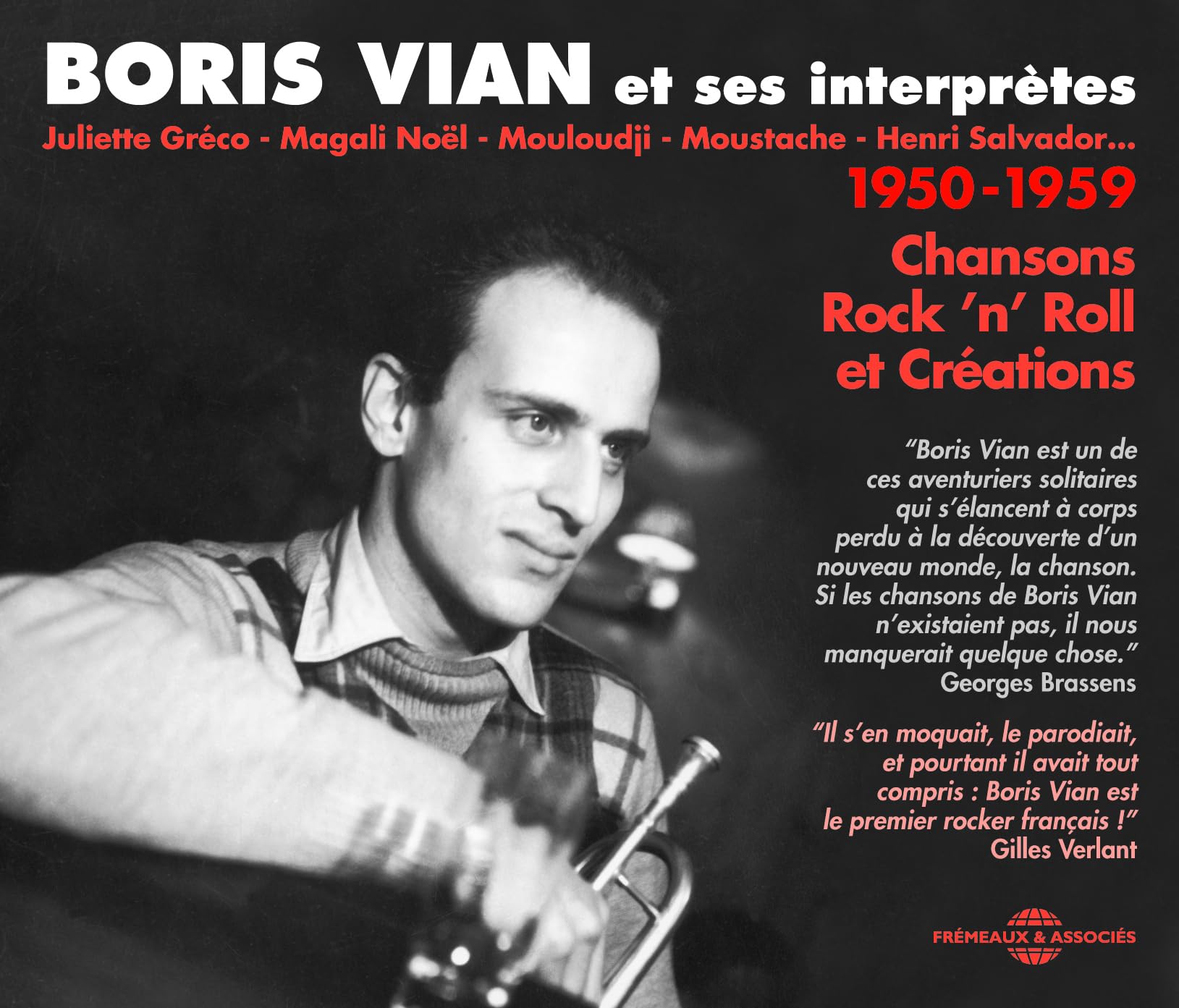 Boris Vian, Juliette Greco, Magali Noël, Moustache, Henri Chanson française