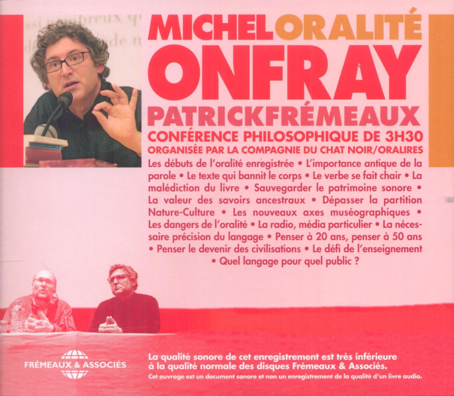 Oralite (Conférence Philosophique) cd