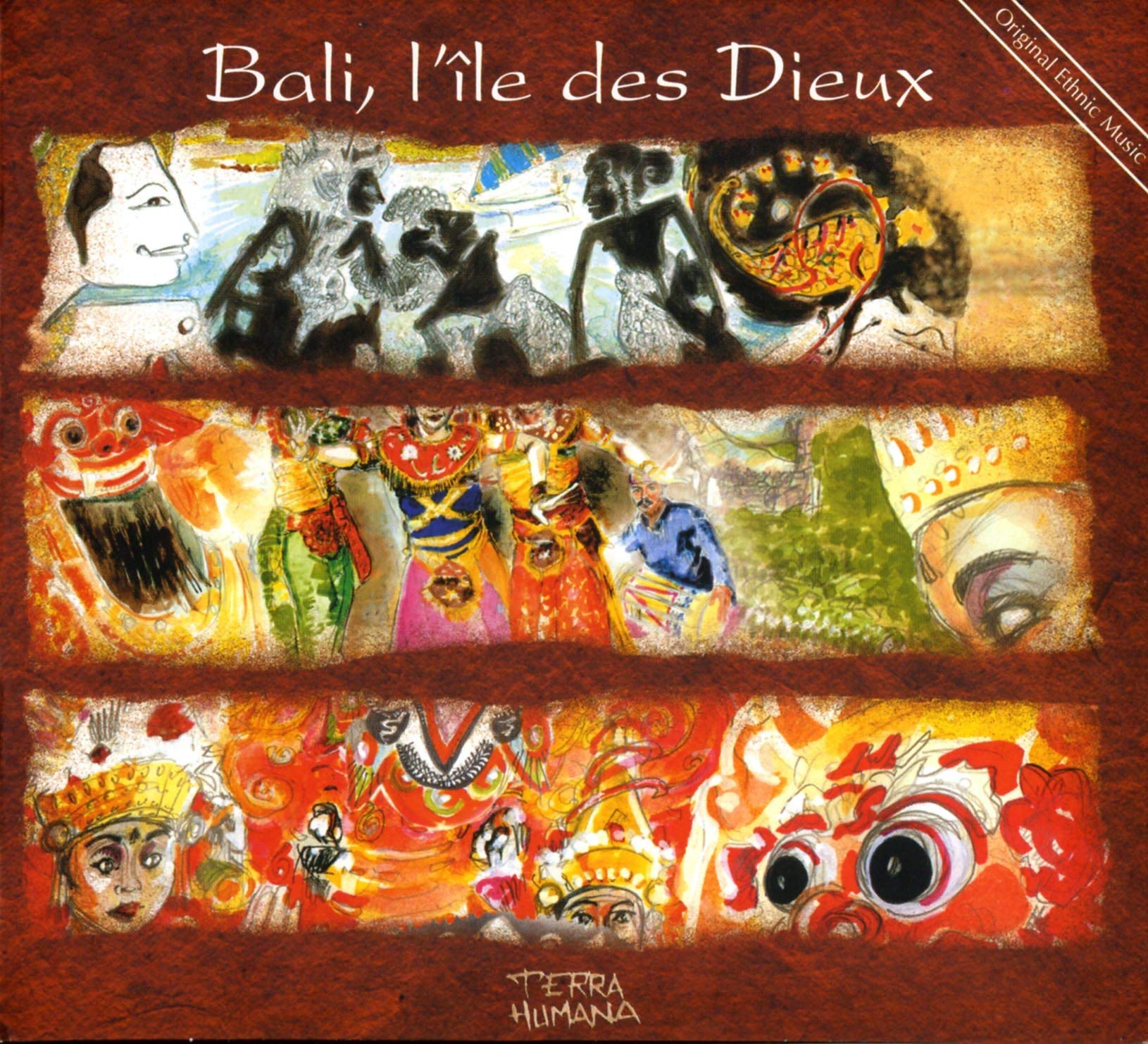Bali, ile des dieux - cd original ethnic music book