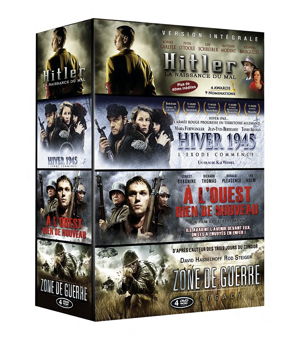 Coffret Hitler : La Naissance du Mal + Hiver 1945 + À l'Ouest Rien de Nouveau + Zone de Guerre : Legacy Movies