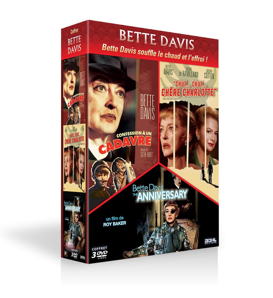 chut, chère Charlotte + The Anniversary + Confession à Un cadavre dvd