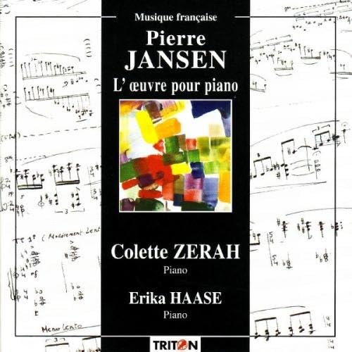 Jansen, Pierre : Intégrale de L’oeuvre pour Piano cd