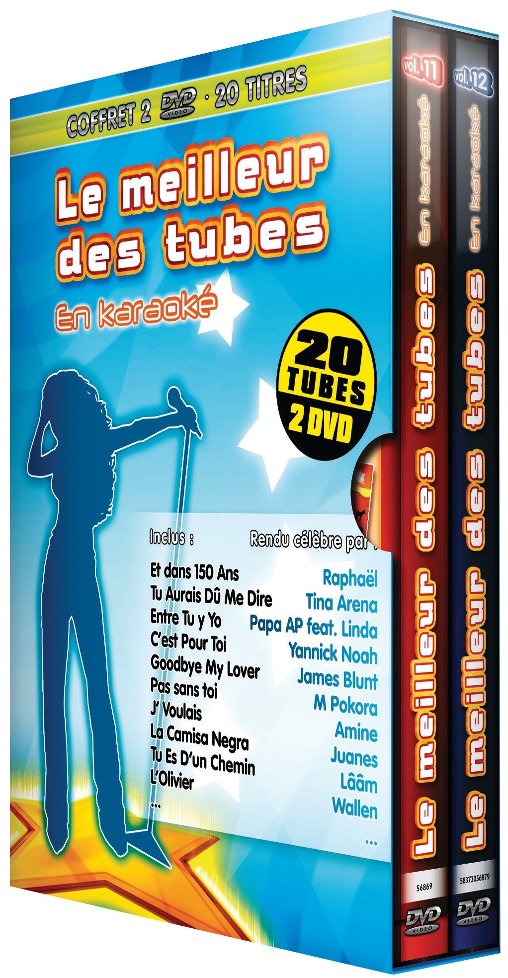 Le Meilleur des tubes en karaoké, vol.11 et 12 - Coffret 2 DVD Films