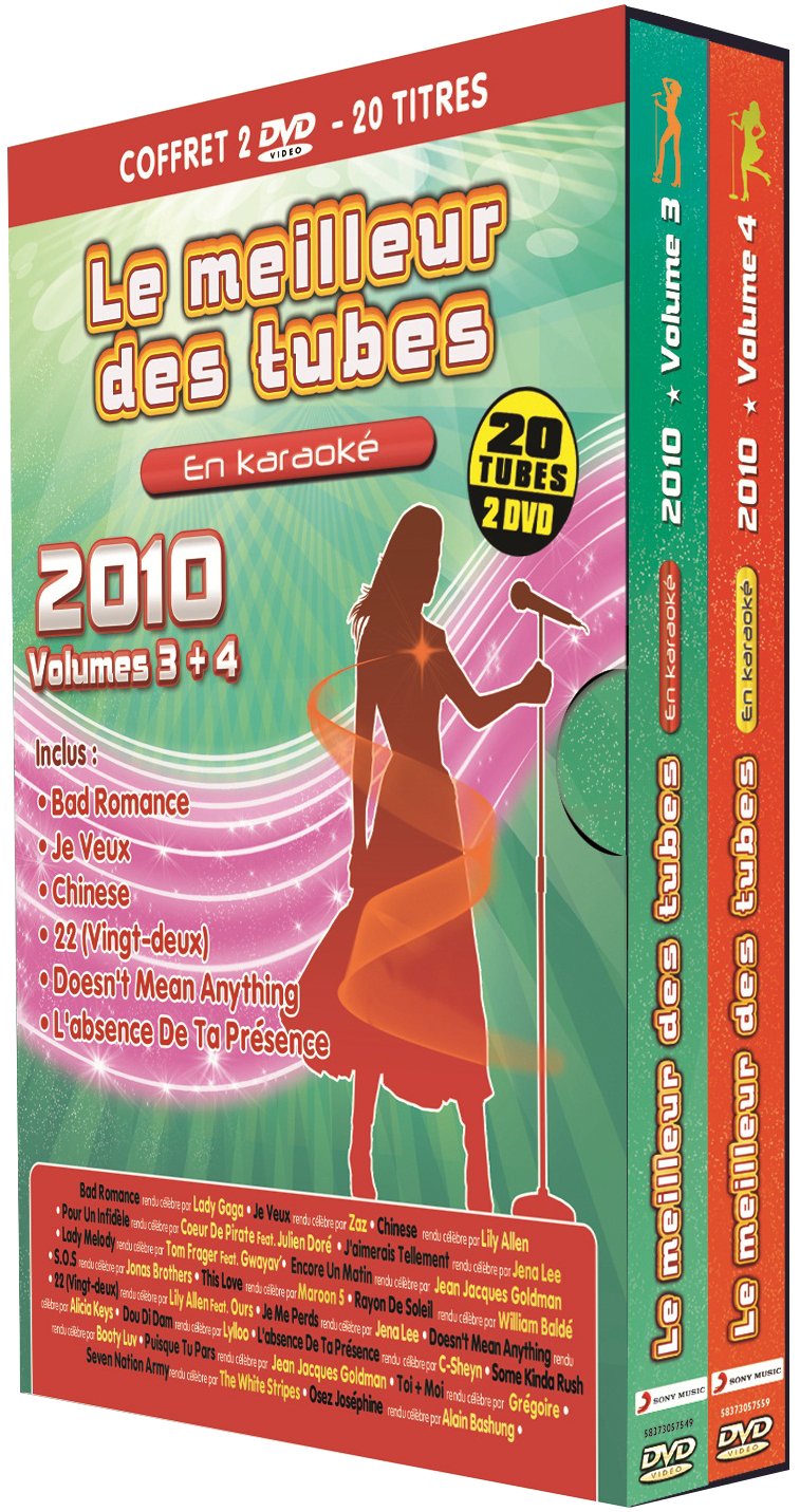 Le Meilleur Des Tubes En Karaoké : Coffret 2010 Volumes 3 & 4 Films