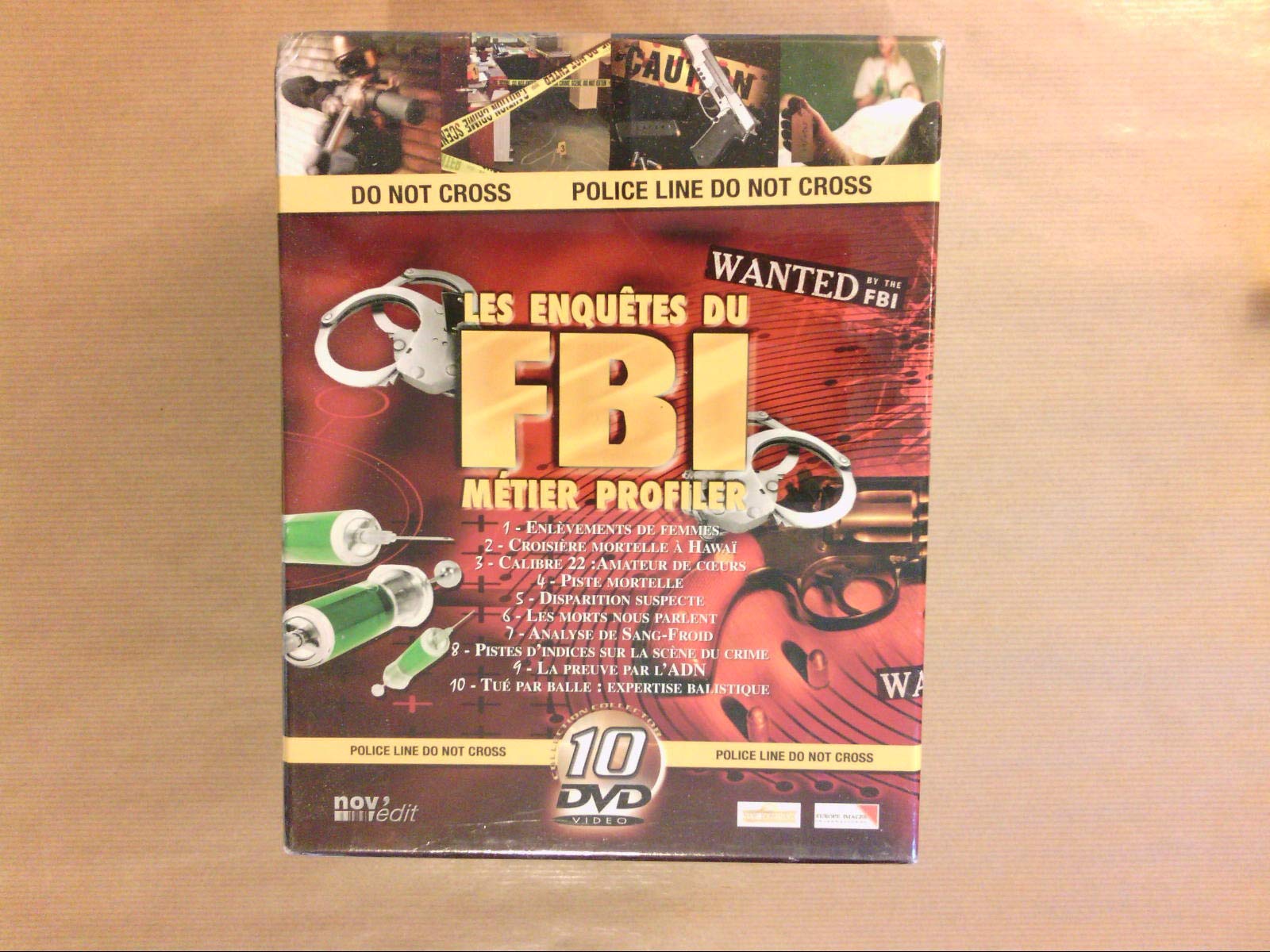 LES ENQUETES DU FBI METIER PROFILER 10 dvd dvd