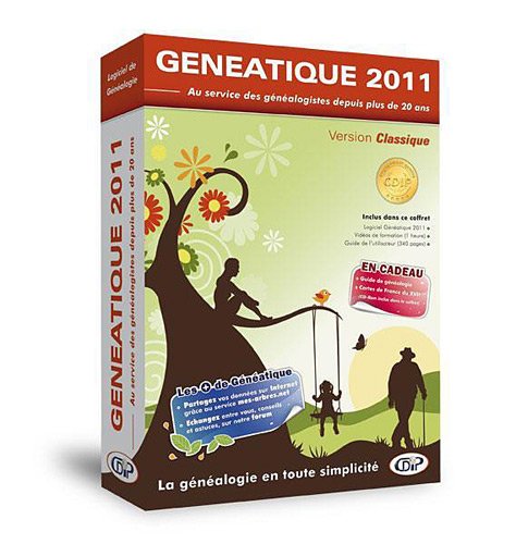 Généatique 2011 Classique : La généalogie en toute simplicité, DVD book