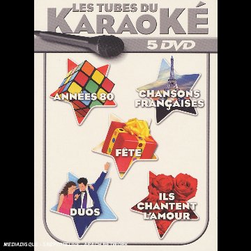 Les tubes du karaoké : Années 80 / Chansons françaises / Fête / Duos / Ils chantent l'amour - Coffret 5 DVD Movies