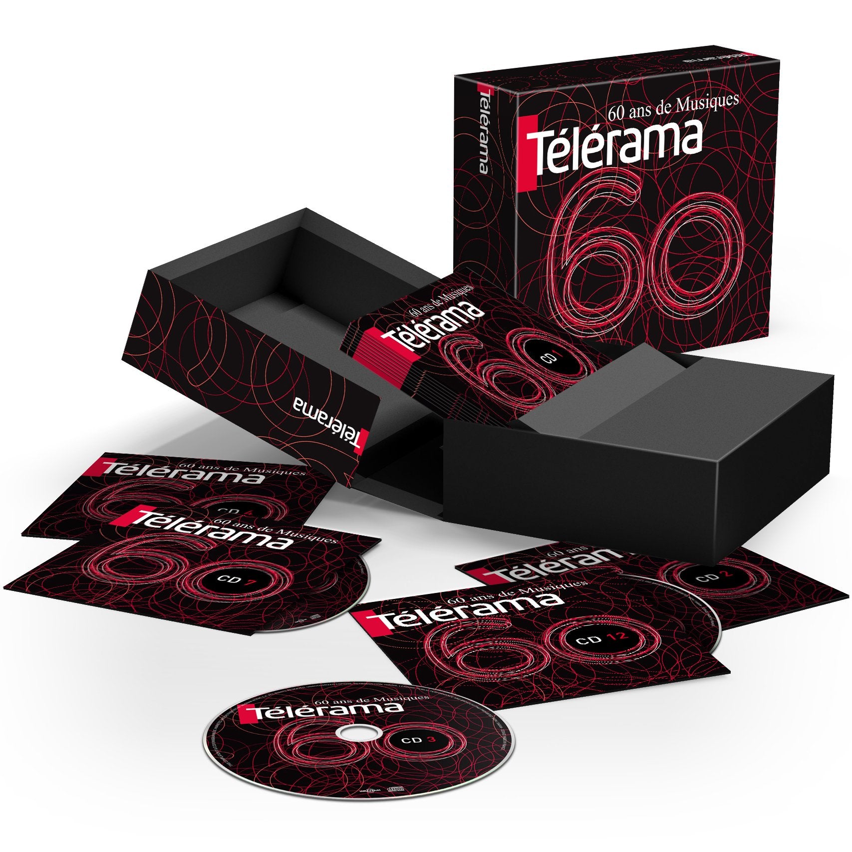 Télérama : 60 ans de musique (Coffret 12 CD) cd