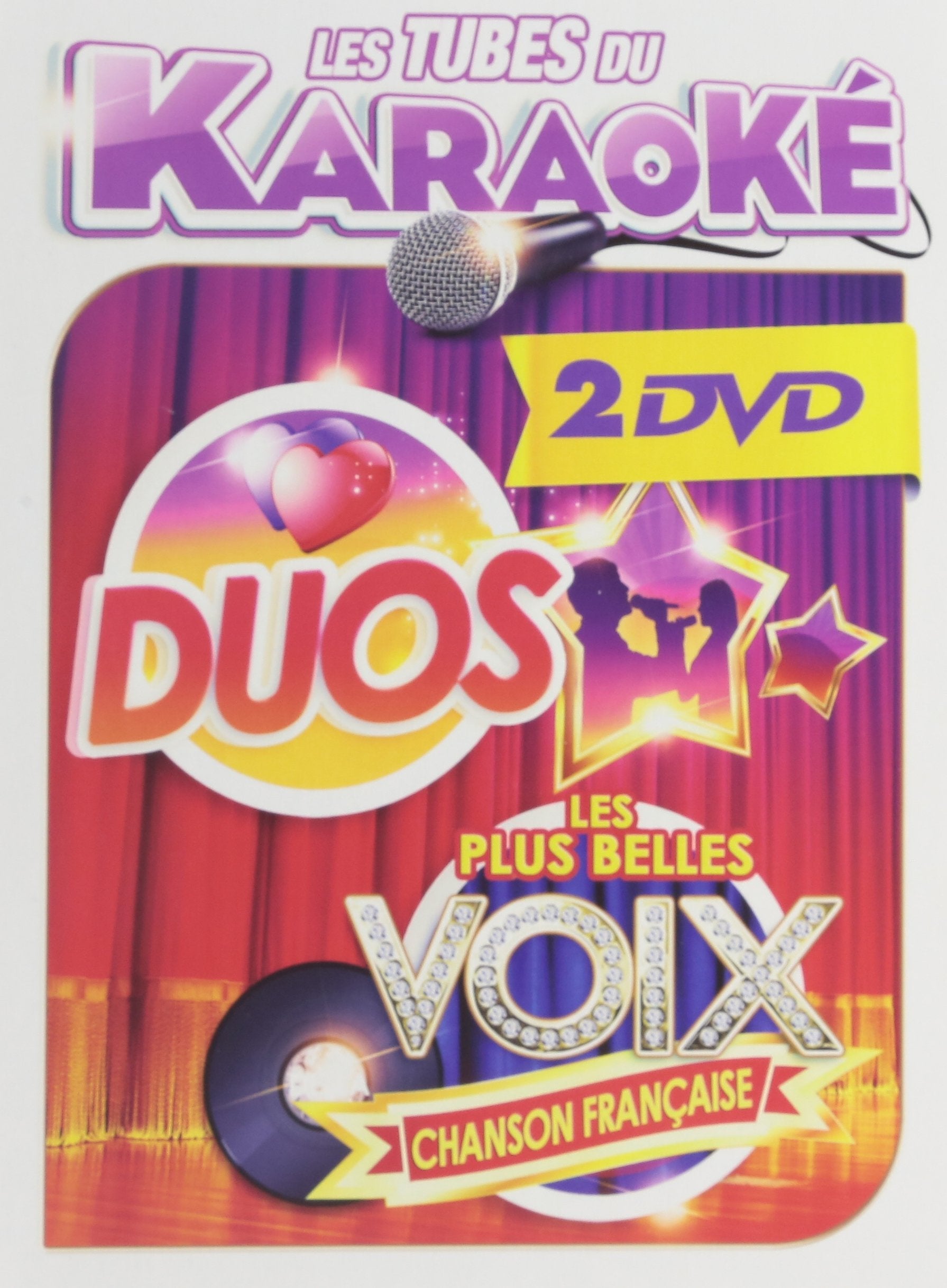 Tubes du Karaoke : Duos & Les Plus Belles Voix De La Chanson Française dvd