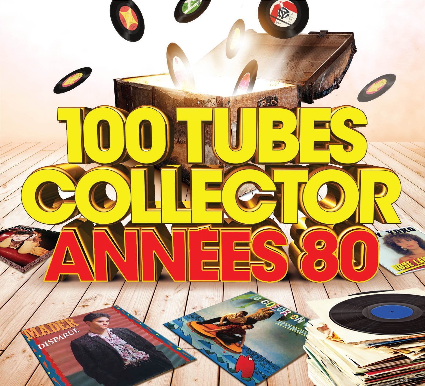 100 tubes collector années 80 - 5 Cd Cda cd