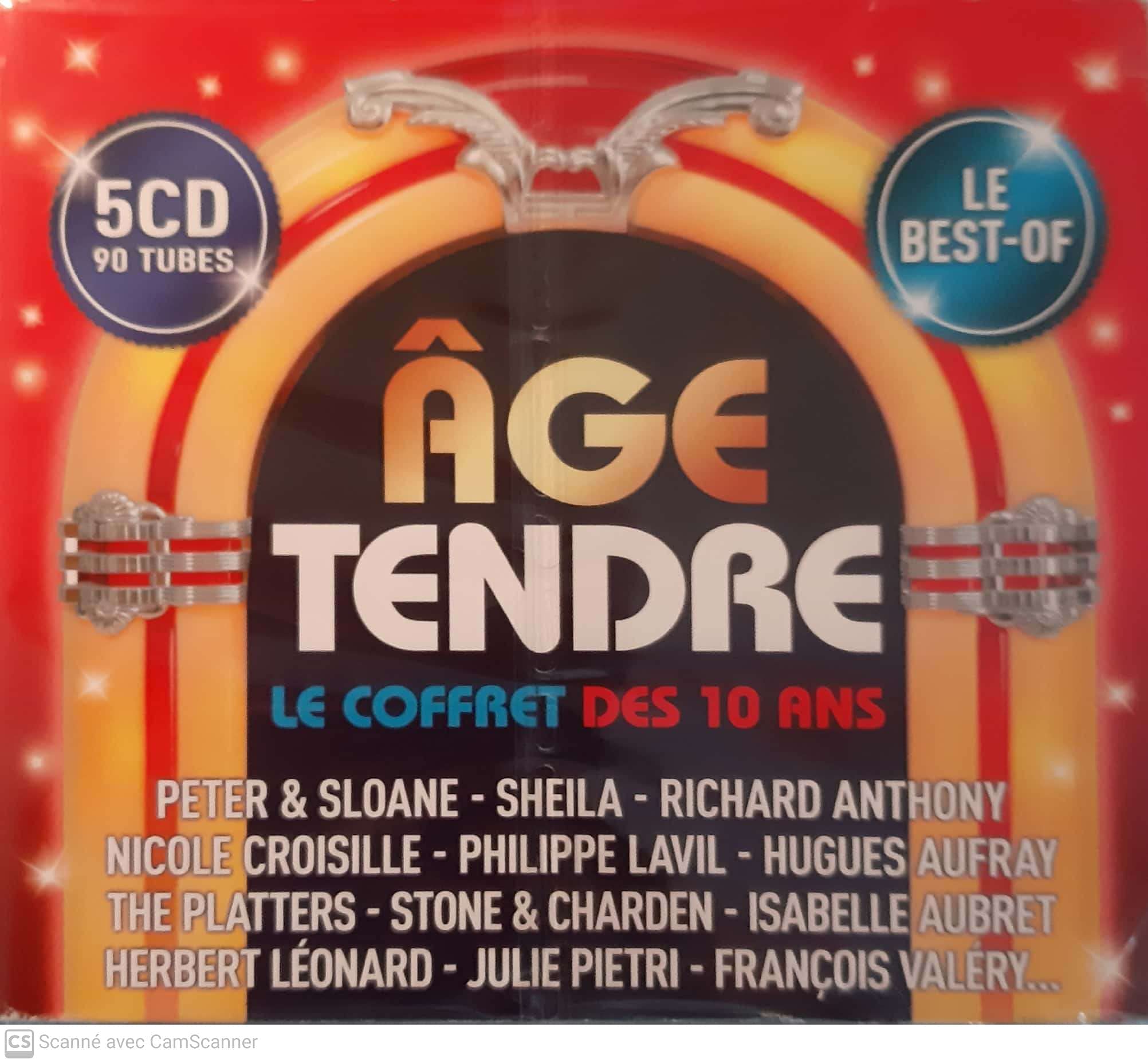 Age Tendre - le Coffret des 10 Ans cd