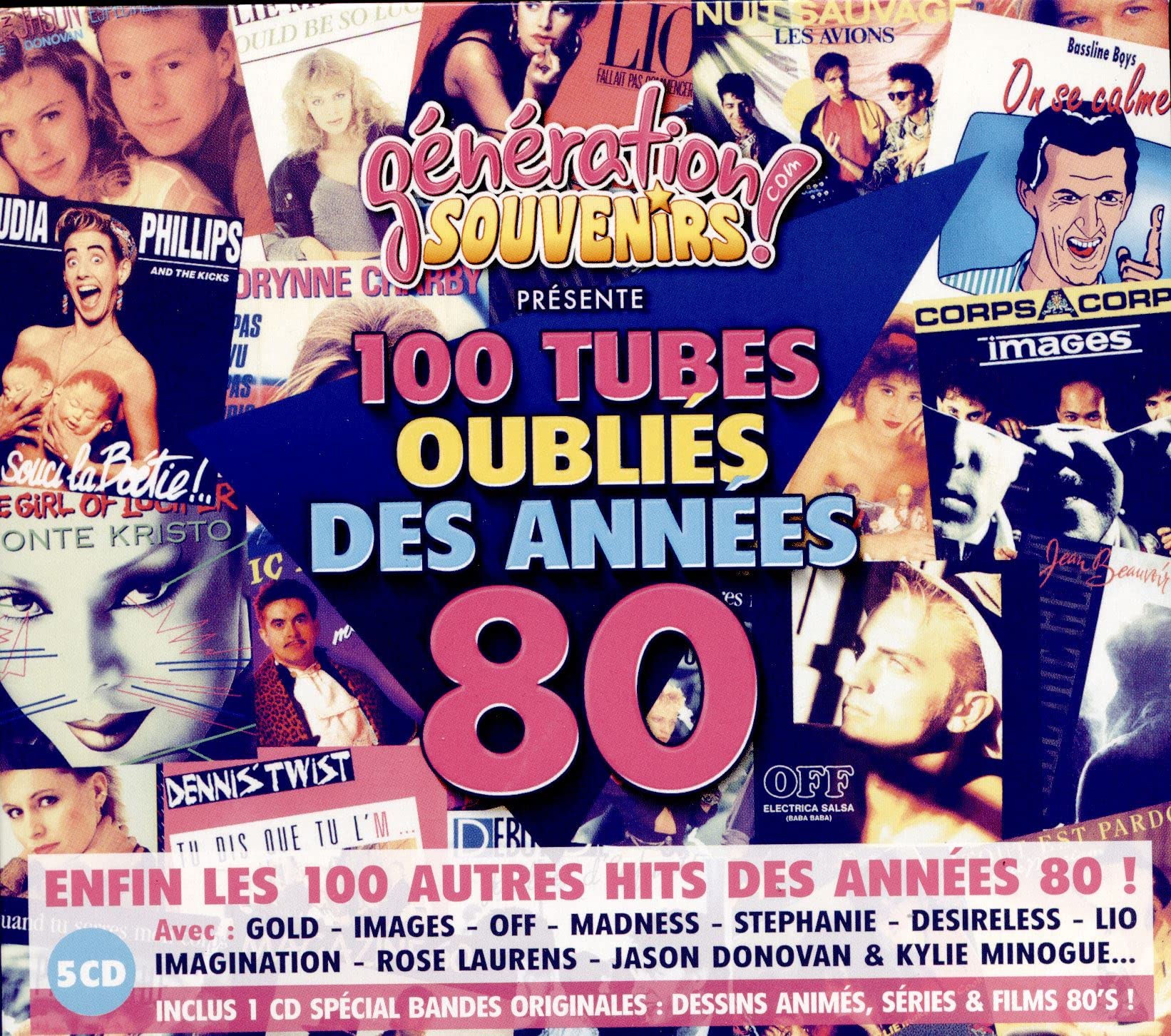 Les 100 Tubes Oubliés des Années 80 cd