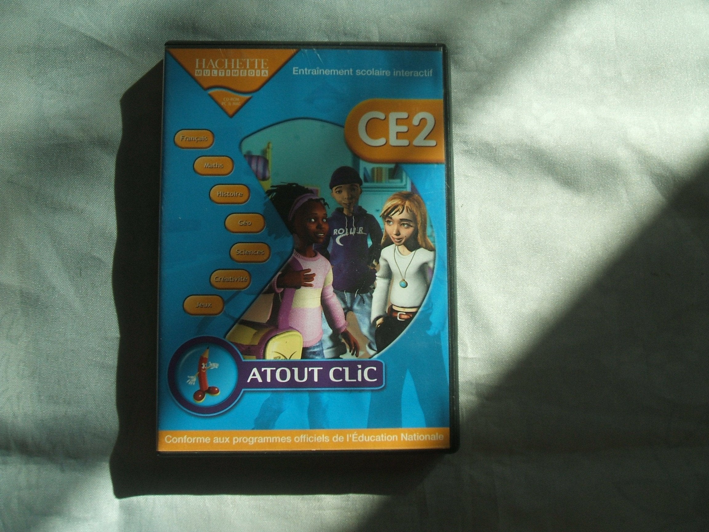 Atout Clic CE2 entrainement scolaire intercatif CD-Rom PC&MAc software